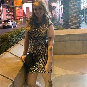 Beautiful Guess Mini Sequin Dress